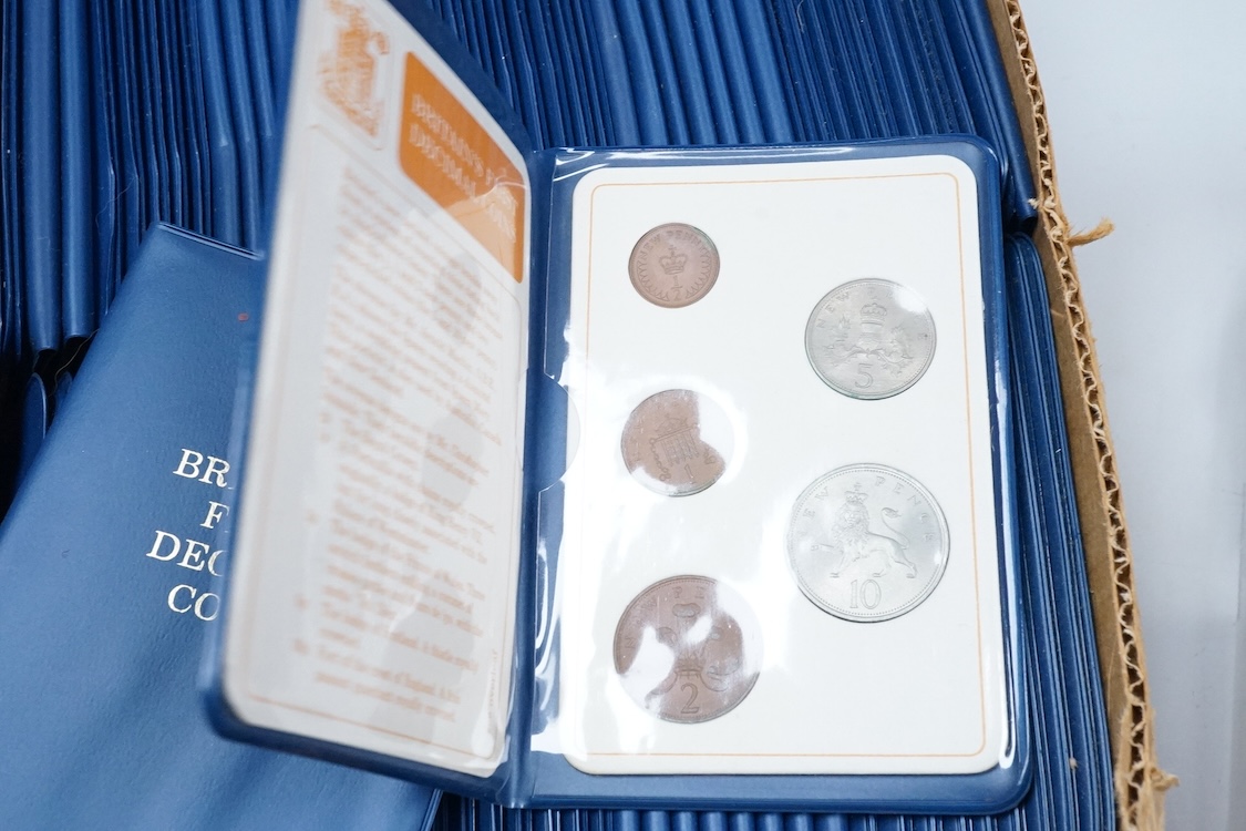 A group of modern commemorative crowns and decimal packs